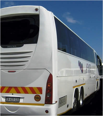 60 seater mid-luxury Mercedez - Irizar bus